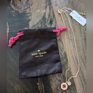 Kate Spade Spot The Spade necklace (Pink)